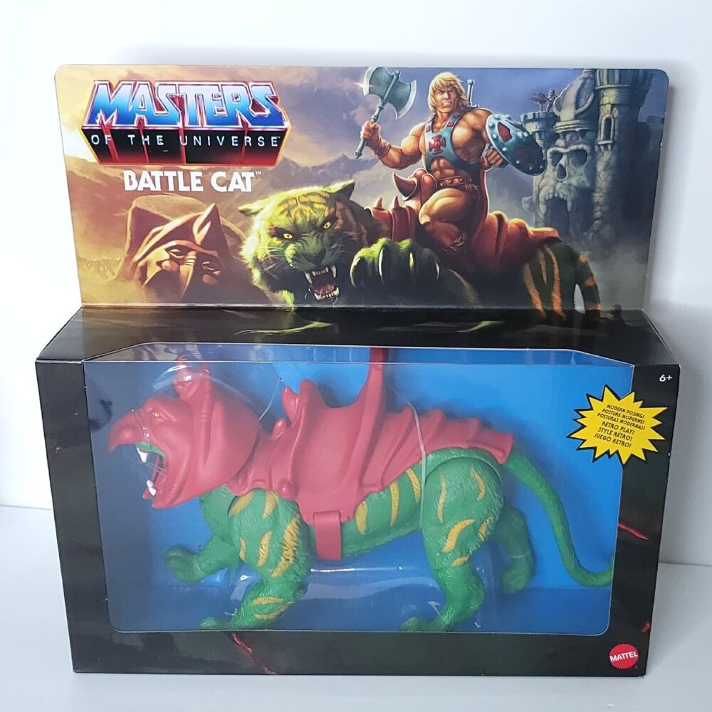 Masters of the Universe Origins Battle Cat 6.75in Action Figure He-Man Loyal Cat